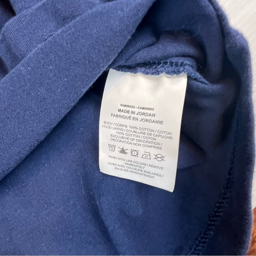 Nike Sportswear Club Mid-Navy Jersey Pullover Hoodie, Size XL - Picture 5 of 13